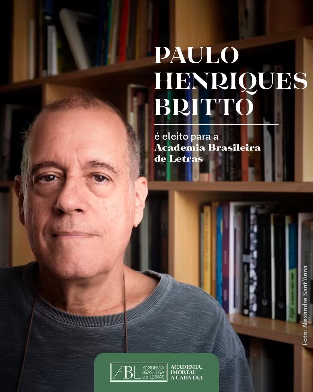 Paulo Henriques Britto é eleito para a ABL